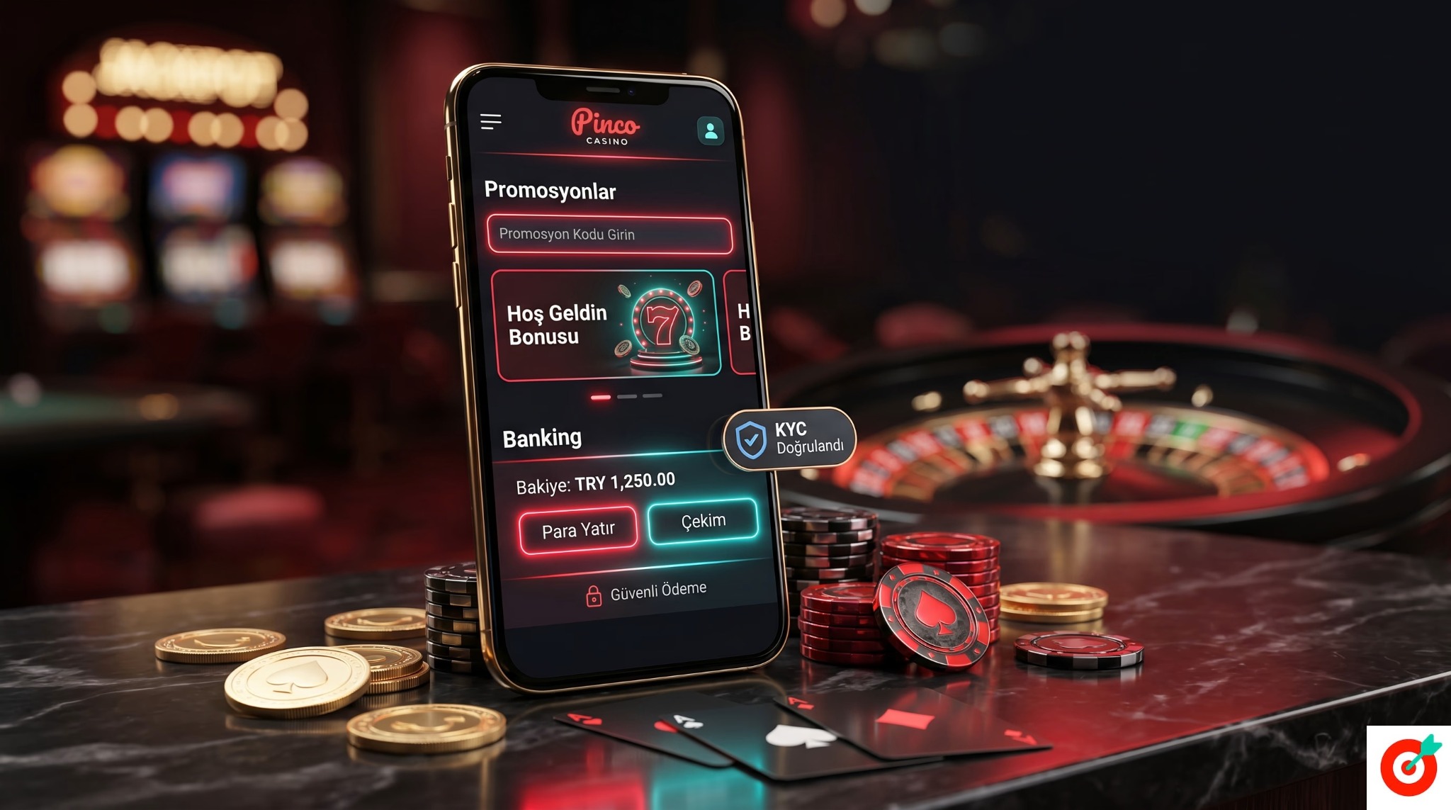 Pinco Casino kayıt formu ve üyelik adımları