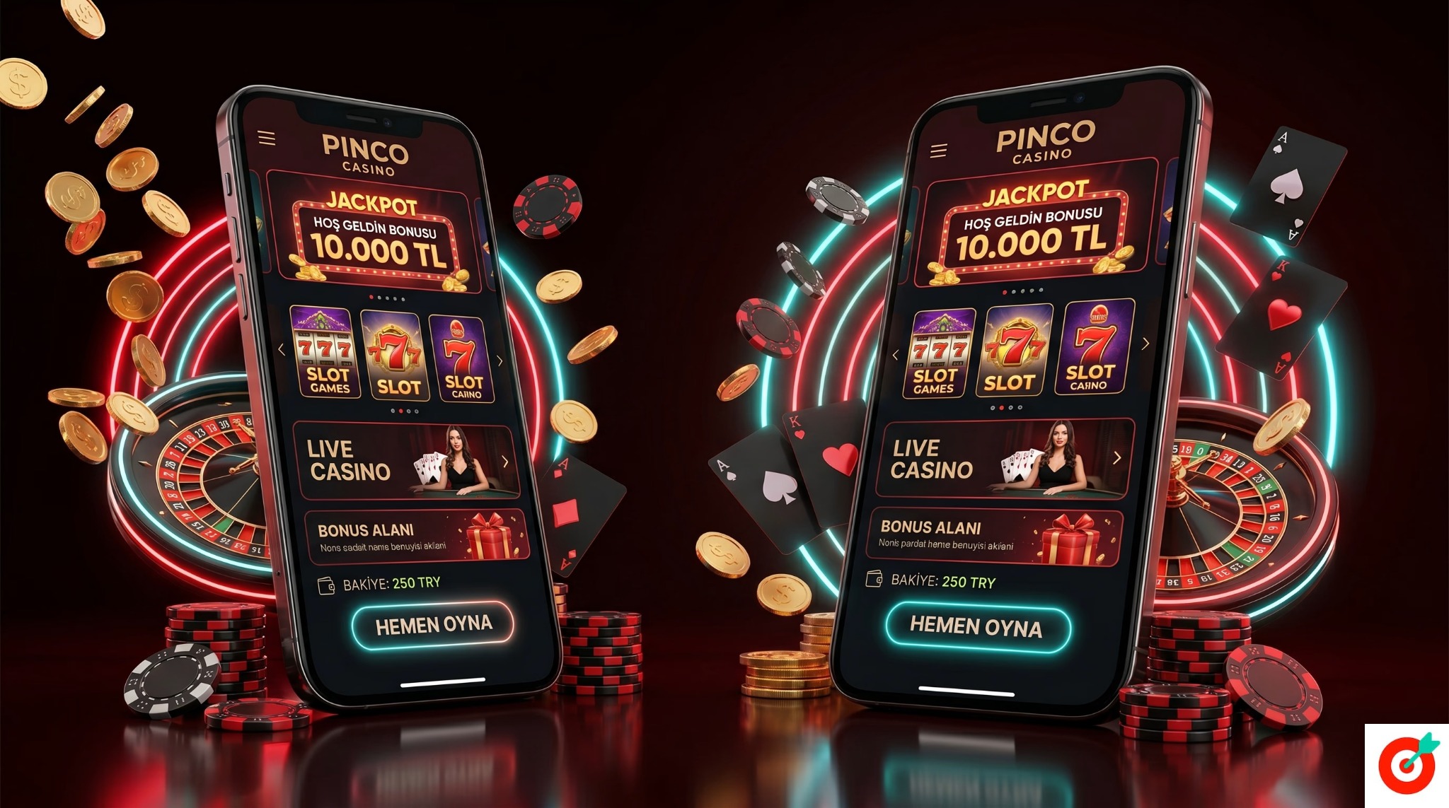 Pinco Casino ana sayfası ve Türkiye kullanıcıları için giriş ekranı